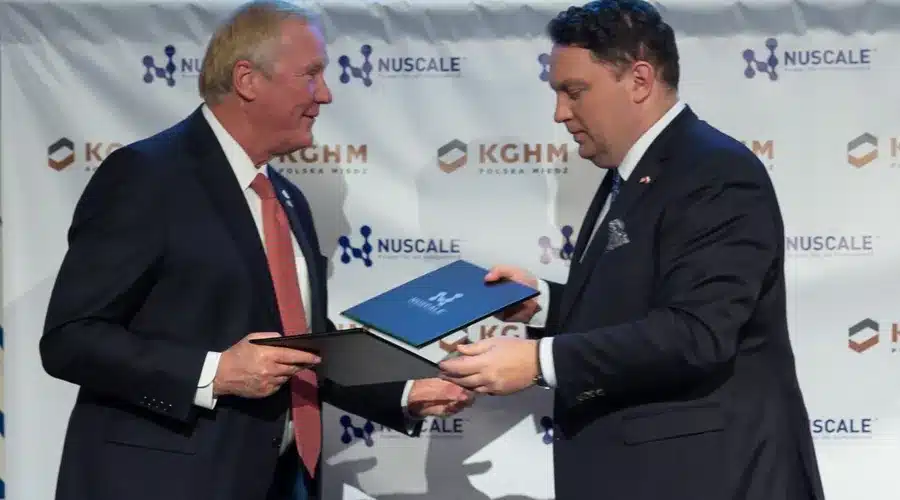 KGHM has signed a contract with NuScale for small nuclear reactors in Poland