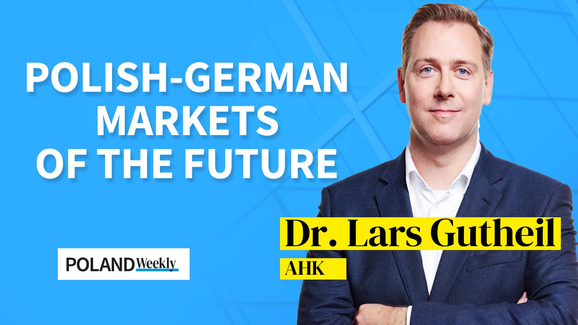 Sylwia Ziemacka talked to Dr Lars Gutheil, Executive Board member of the German-Polish Chamber of Industry and Commerce about cooperation between our countries.