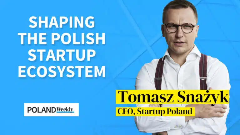 Tomasz Snażyk, CEO of Startup Poland