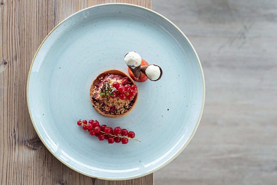 An elegant dessert